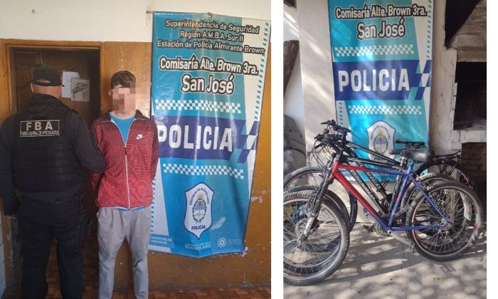 Almirante Brown – Un joven delincuente amenazó de muerte a su propio padre, fue detenido
